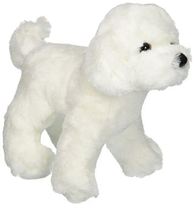 Alt view image 6 of 8 - Dandelion Puff Bichon Frise 8" by Douglas Cuddle Toys