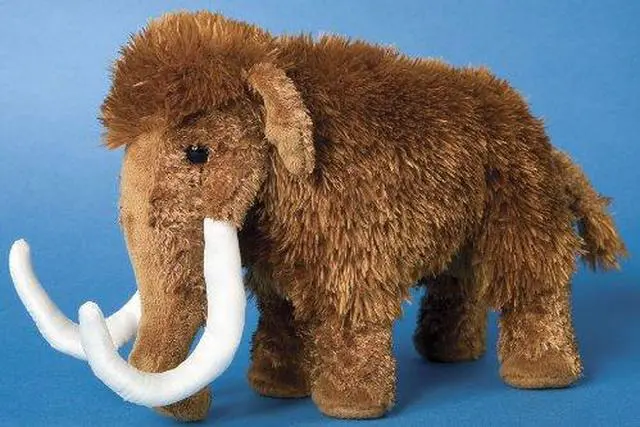 Alt view image 5 of 7 - Everett Wooly Mammoth 8" Plush By Douglas Cuddle Toys