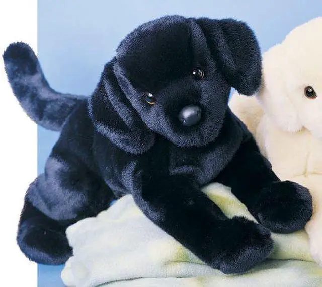 Alt view image 3 of 7 - Chester Black Lab 16" by Douglas Cuddle Toys