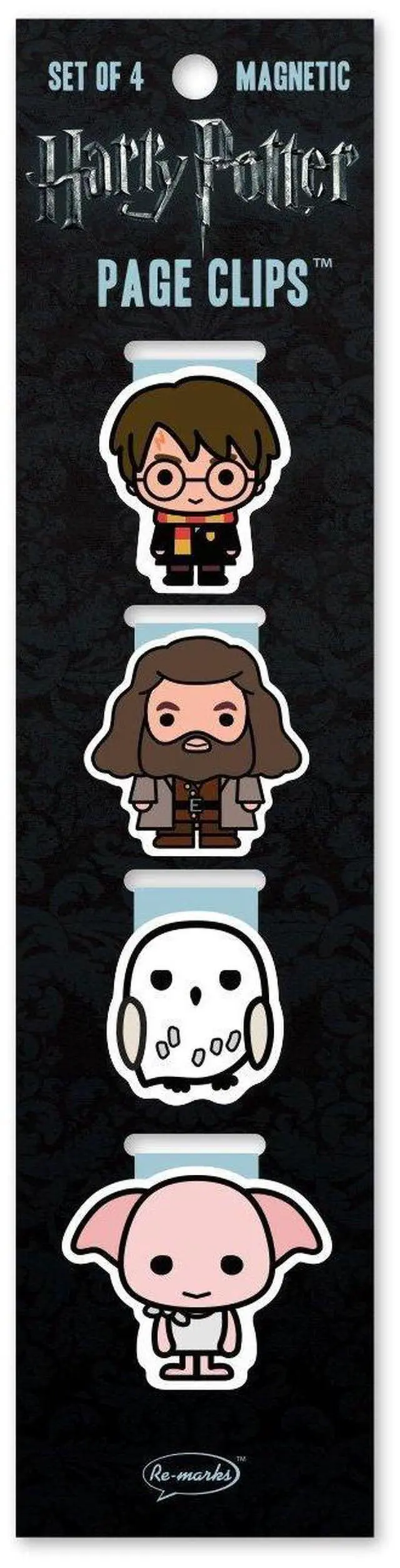 Main image of Re-marks Harry Potter Chibi Hogwarts Magnetic Page Clips