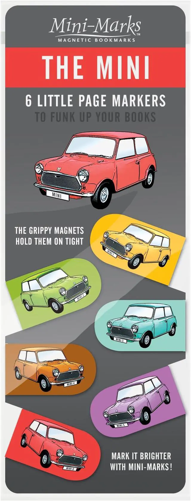 Main image of That Company Called If 92201 Classic Car Mini-Marks Page Clips - The Mini
