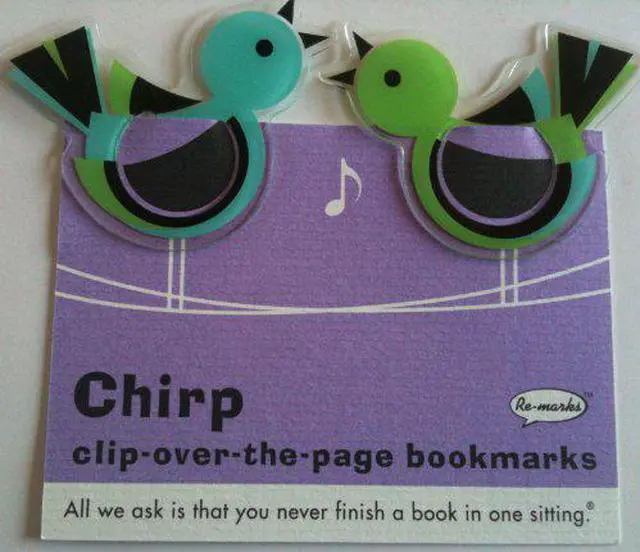Main image of Chirp Bird Clip-over-the-page Bookmark By Re-marks