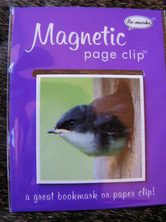 Main image of Wildlife Bird Deluxe Single Magnetic Page Clip Bookmark By Re-marks