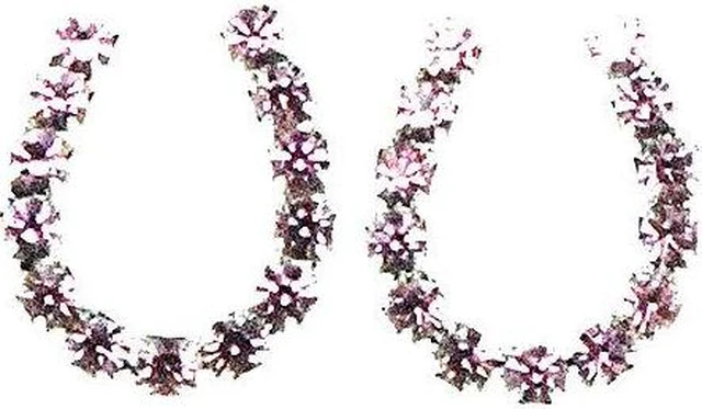 Main image of Finishing Touch Crystal Horseshoe Earrings - Light Rose Pink, Imitation Rhodium