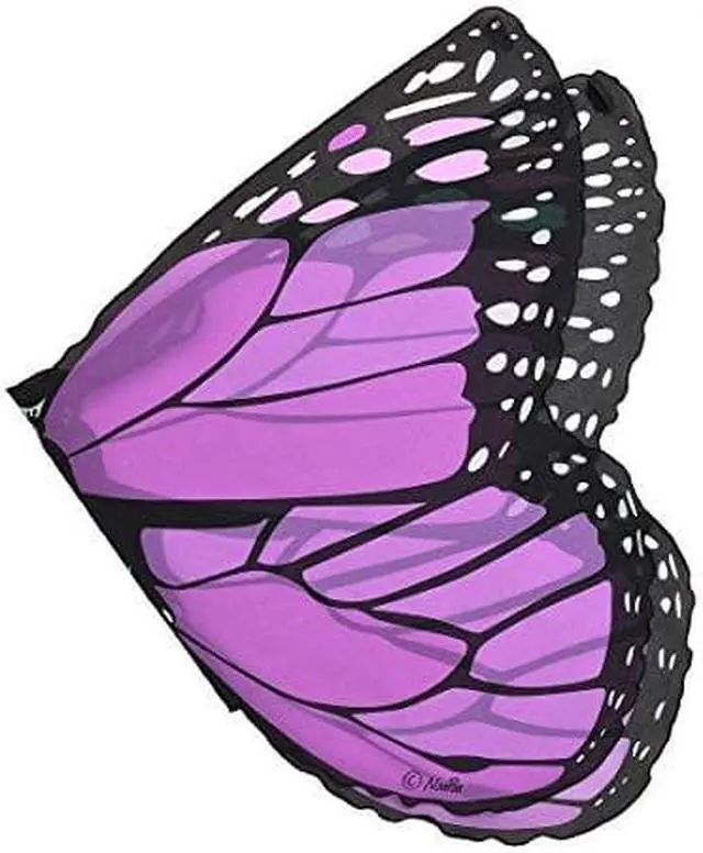 Alt view image 12 of 20 - Douglas Toys Dreamy Dress-ups Purple Monarch Butterfly Fabric Wings