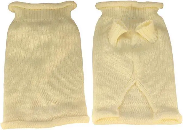 Main image of Mirage Pet Products Plain Knit Pet Sweater, XX-Large, Cream