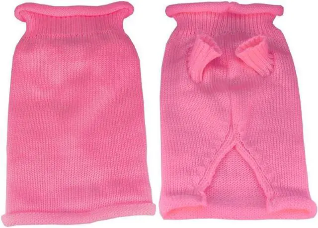 Main image of Mirage Pet Products Plain Knit Pet Sweater, Medium, Pink