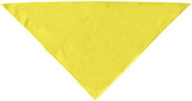 Main image of Dog Supplies Plain Bandana Yellow Small