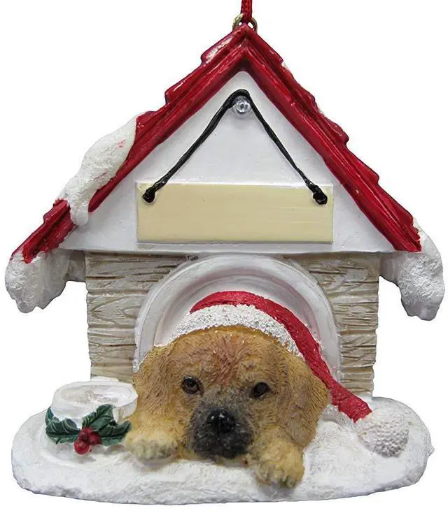 Main image of E&S Pets 35355-122 Puggle Doghouse Ornament