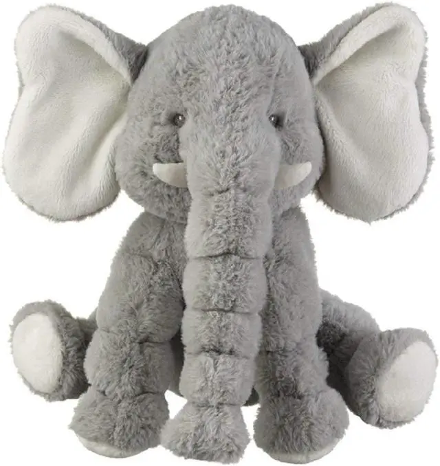 Alt view image 3 of 3 - Baby Ganz 14" Gray Jellybean Elephant Stuffed Animal Toy
