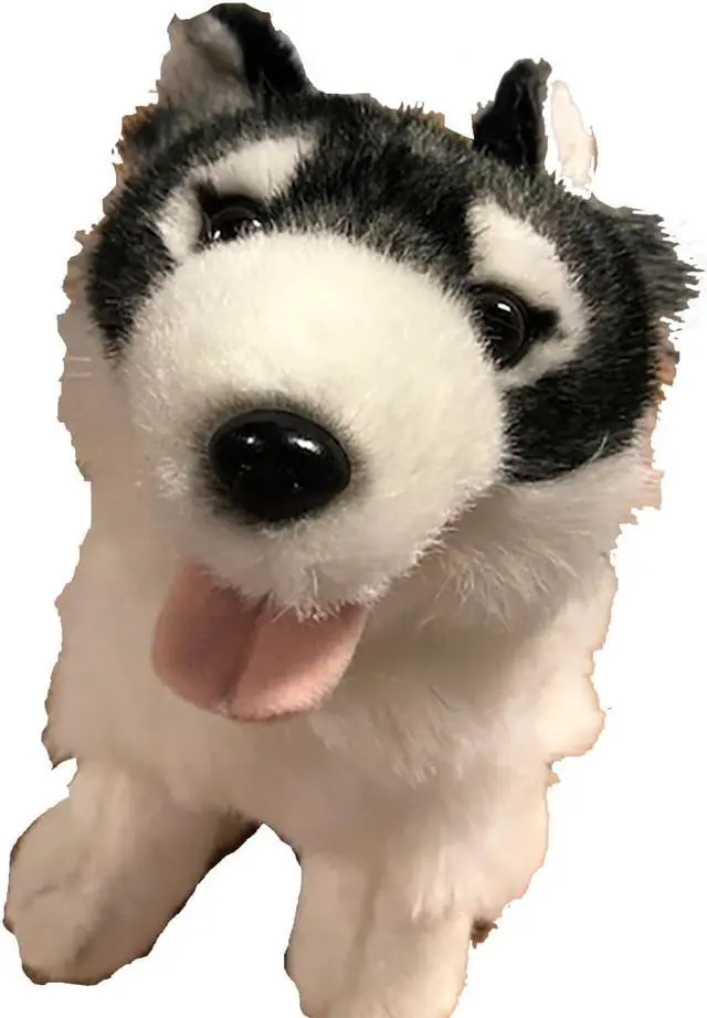 Alt view image 2 of 4 - Unipak Doug the Sitting Husky Stuffed Animal Plush 10"