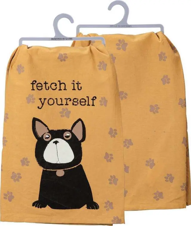 Main image of Primitives by Kathy Dish Towel - Fetch it Yourself