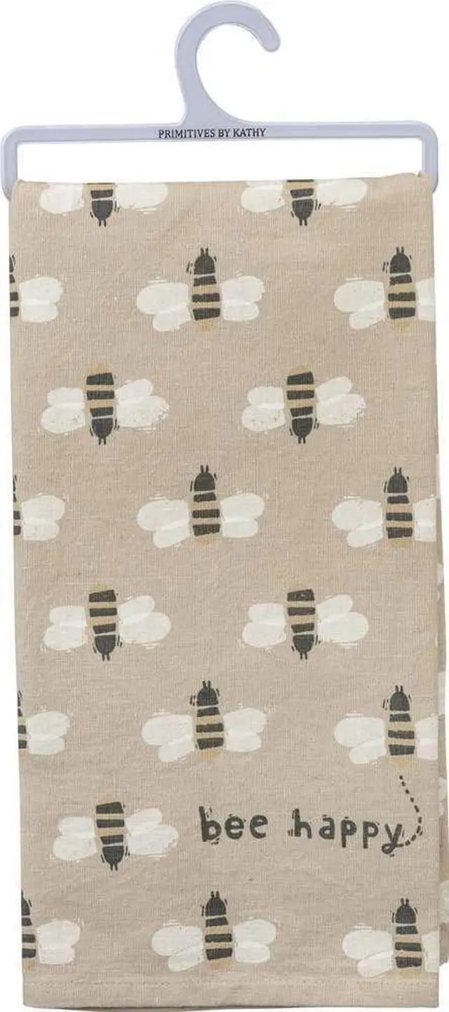 Main image of Primitives by Kathy Bee Happy Dish Towel