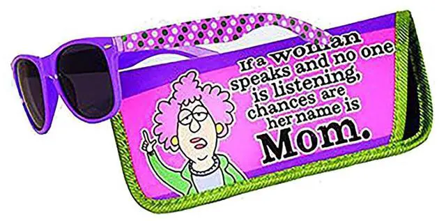 Main image of Spoontiques Aunty Acid Mom Sunglasses with Coordinating Soft Sunglass Case