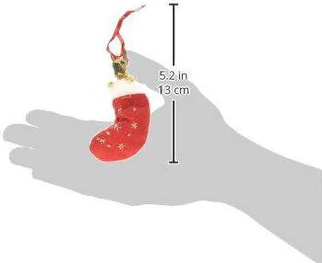 Alt view image 2 of 2 - Great Dane Christmas Stocking Ornament with "Santa's Little Pals" Hand Painted