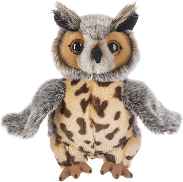 Main image of Heritage Brown and Gray Eagle Owl, 12" - Stuffed Animal by Ganz