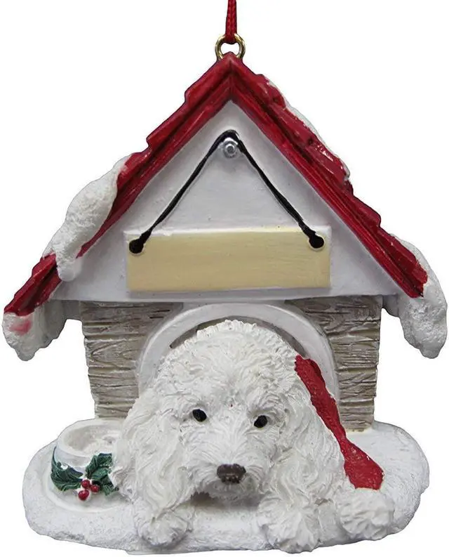 Main image of E&S Pets 35355-124 Maltipoo Doghouse Ornament