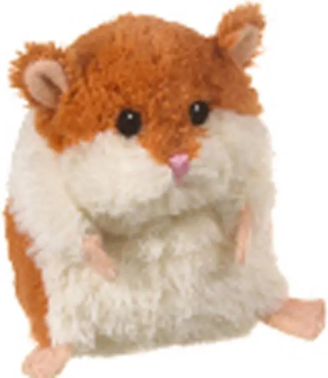 Alt view image 3 of 3 - Brown & White Plush Lil' Hamster by Ganz
