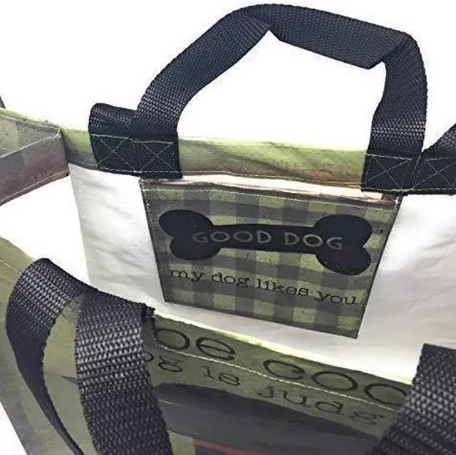 Alt view image 2 of 2 - Primitives By Kathy Market Tote - Be Cool My Dog Is Judging You