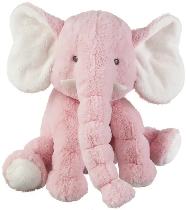 Main image of Baby Ganz 14" Pink Jellybean Elephant Stuffed Toy