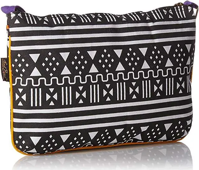 Alt view image 2 of 4 - Laurel Burch Medium Crossbody Zipper Top 15 x 10-Inch, Dog Tails Patchwork