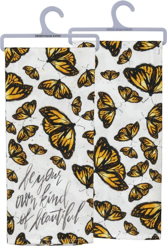 Main image of Primitives by Kathy Kitchen Dish Towel - Be Your Own Kind Of Beautiful