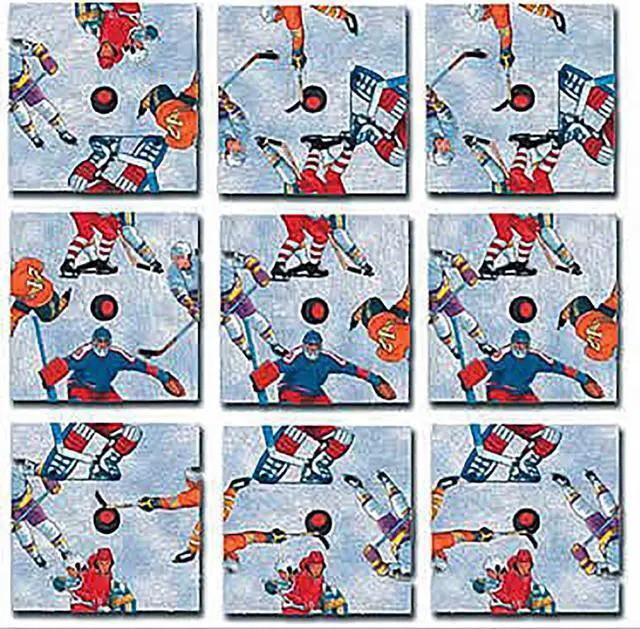 Main image of B Dazzle Scramble Squares: Hockey (9 pieces)