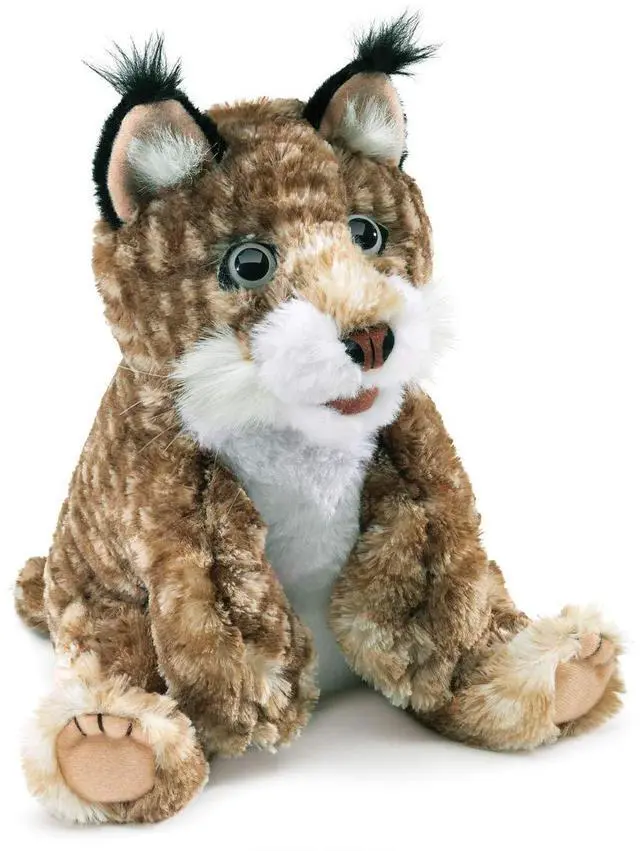 Main image of Folkmanis Bobcat Kitten Hand Puppet, 10"