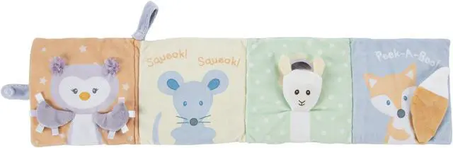 Alt view image 3 of 4 - GUND Baby Toothpick Panda, Llama, Fox, & Mouse Soft Book, 8 Inches