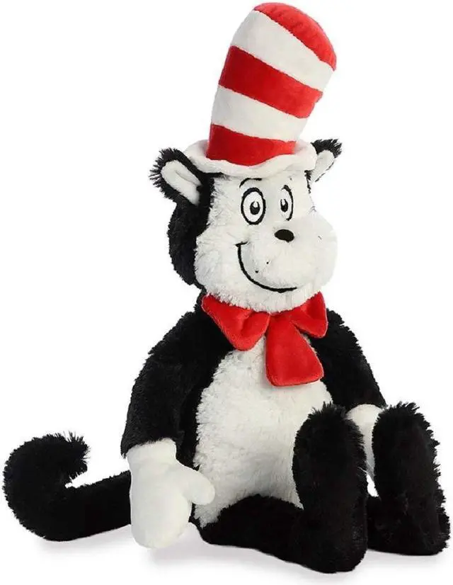 Alt view image 2 of 7 - Aurora® - Large Multi-Color Dr. Seuss - 18" Cat In The Hat - Whimsical Stuffed Animal