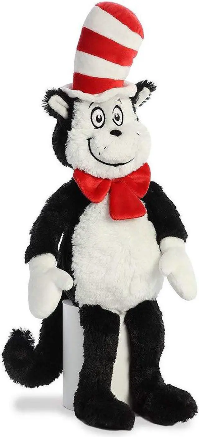 Alt view image 3 of 7 - Aurora® - Large Multi-Color Dr. Seuss - 18" Cat In The Hat - Whimsical Stuffed Animal