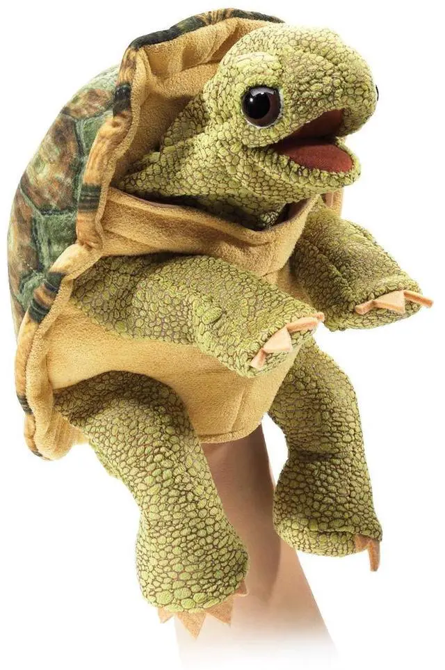 Main image of Folkmanis Standing Tortoise Puppet, 12"
