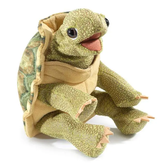 Alt view image 2 of 4 - Folkmanis Standing Tortoise Puppet, 12"