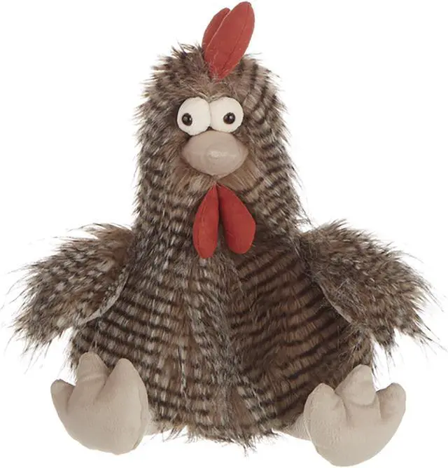 Main image of Ganz Cora Feathery Chicken Plush Stuffed Animal, 13"