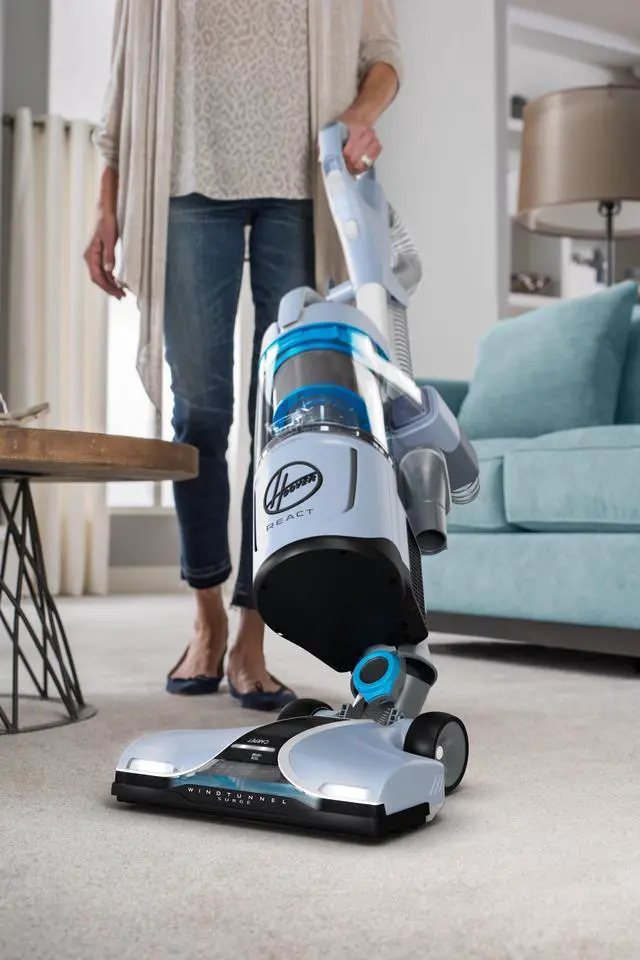 Alt view image 3 of 7 - Hoover REACT QuickLift Upright Vacuum Cleaner UH73300PC
