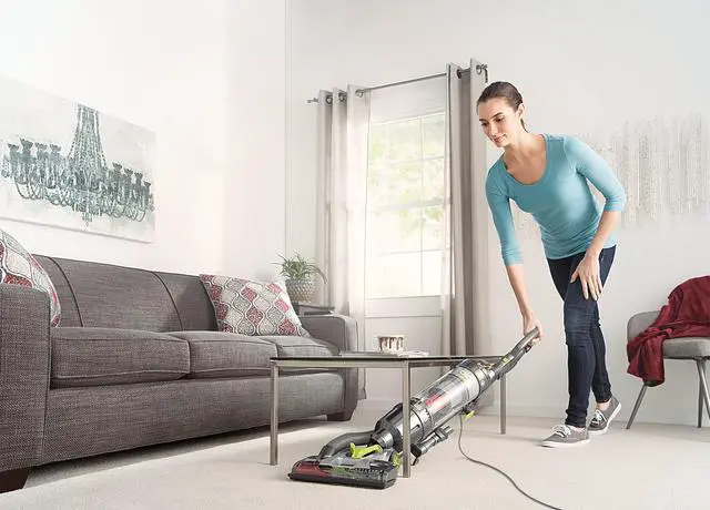 Alt view image 7 of 8 - Hoover Air Steerable Pet Bagless Upright HEPA Vacuum Cleaner UH72405
