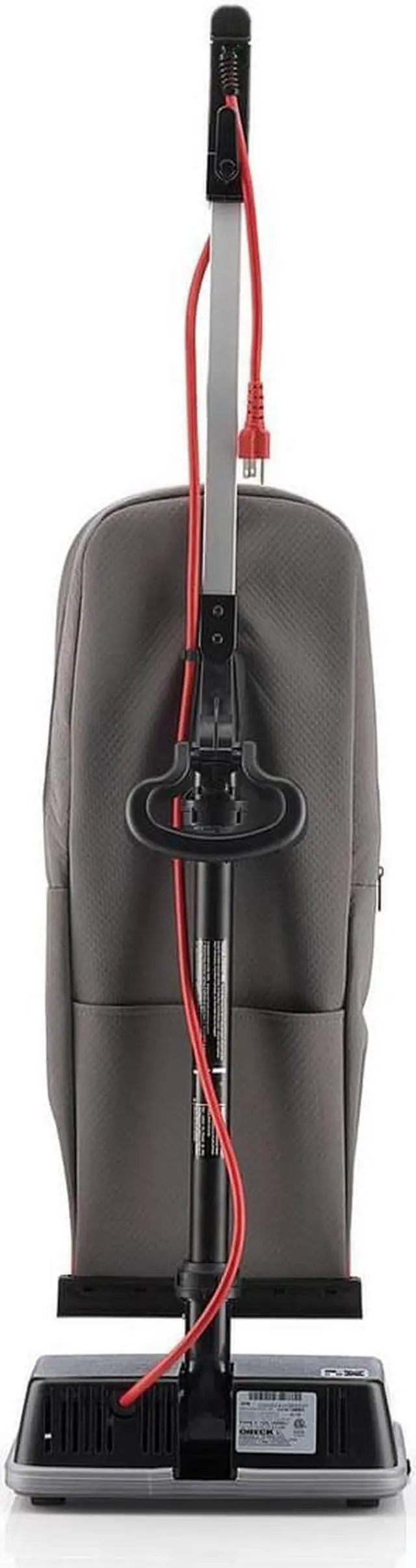 Alt view image 3 of 5 - 8 Pound Upright Vacuum, MEETS LEED REQUIREMENTS, Endurolife "V" BELT!
40' Power Cord connectd to the Pigtail Cord Using a Cord Clamp. Easy-Use Carry Handle Allowing For Easy Transport!!!!
