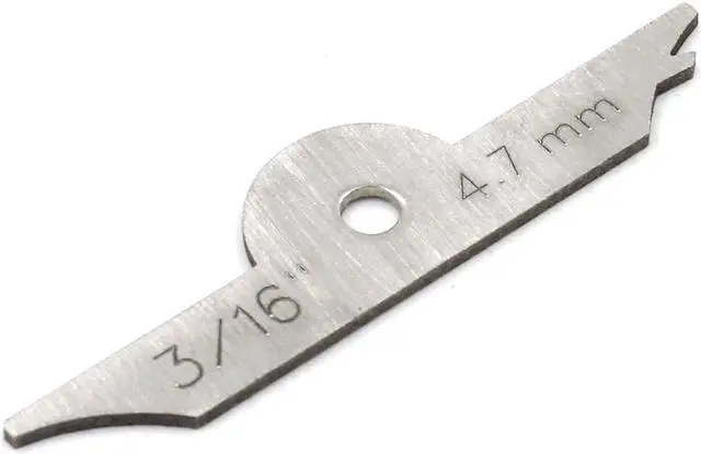 Alt view image 3 of 6 - Fillet Welding Inspection Gauge Throat Dimension & Weld Leg Size 10pcs Gage Key