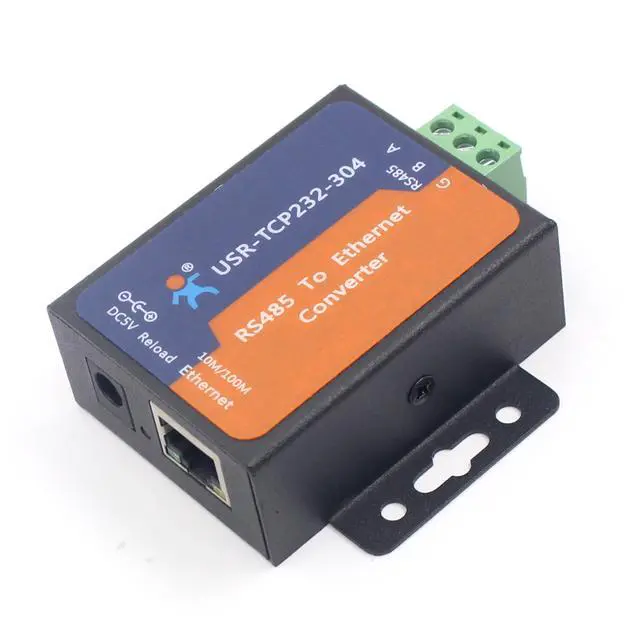 Alt view image 6 of 7 - USR-TCP232-304 Serial RS485 to TCP/IP Ethernet Server Converter Module with Built-in Webpage DHCP/DNS Supported