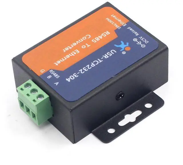 Main image of USR-TCP232-304 Serial RS485 to TCP/IP Ethernet Server Converter Module with Built-in Webpage DHCP/DNS Supported