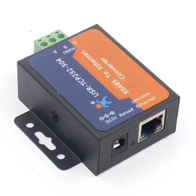 Alt view image 7 of 7 - USR-TCP232-304 Serial RS485 to TCP/IP Ethernet Server Converter Module with Built-in Webpage DHCP/DNS Supported
