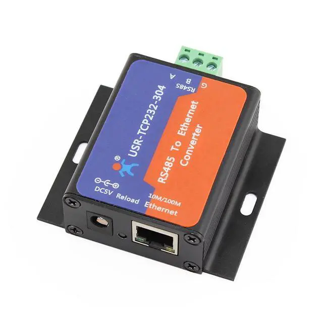 Alt view image 3 of 7 - USR-TCP232-304 Serial RS485 to TCP/IP Ethernet Server Converter Module with Built-in Webpage DHCP/DNS Supported
