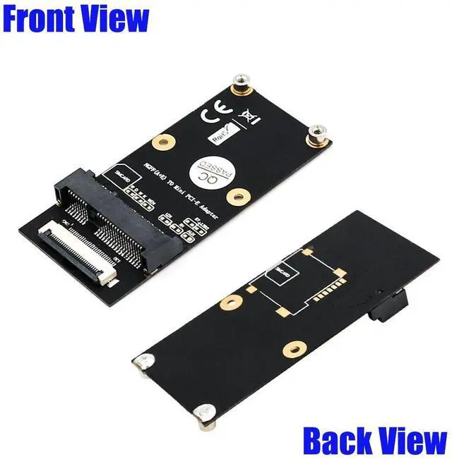 Alt view image 6 of 6 - M.2 NGFF Key A/E/A+E to Mini PCI-E Adapter FPC Cable WiFi Wireless Adpater Supports Half-size Full-size Mini PCI-E Network Card