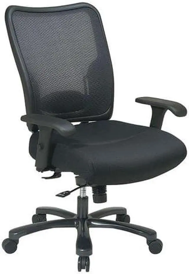 Alt view image 7 of 9 - 75-37A773Double Air Grid Back  Mesh Seat Ergonomic Chair