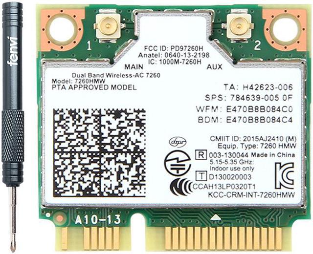 PCI Express AC1200 Dual Band Wireless-AC Network Adapter - PCIe 802.11ac  WiFi Card