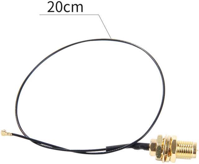 Alt view image 3 of 5 - Dual band 5dbi Wireless WiFi Antenna RP-SMA + MHF4/IPX Pigtail Cable Desktop Kit For NGFF M.2 Card Intel AX200 9260 8265 3G/4G Module