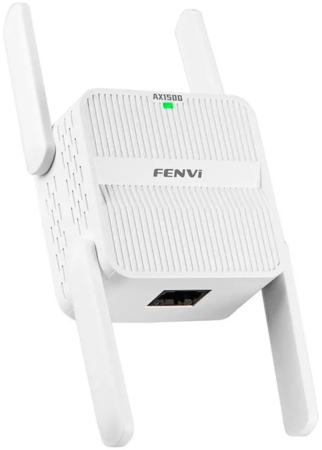 Alt view image 7 of 7 - Fenvi AX1500 WiFi 6 Range Extender, WiFi Repeater, Access Point, Media Bridge with 4x External Antenna Dual Band 1500Mbps Wi Fi Booster,802.11AX,WPS Easy Set Up, Wall Plug, AP and Wireless Router