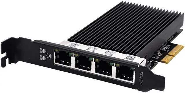 Alt view image 7 of 7 - fenvi 4 Port Gigabit NIC for Intel I226 Controller, 2.5GBase-T Network Adapter Card, Quad RJ45 Ports,PCI Express Gigabit Ethernet Card for Windows with Low Profile Bracket