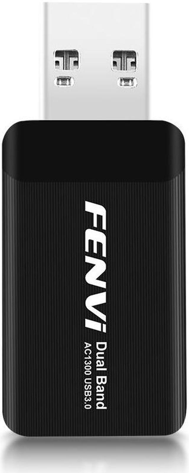 Fenvi Wireless USB WiFi Adapter for PC - 802.11AC 1300Mbps Dual 