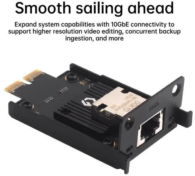 Alt view image 3 of 6 - fenvi For Synology RJ45 10G Ethernet Upgrade Mini Network Card For Nas DS923+ DS723+ DS1522+ RS422+ 10GbE Module